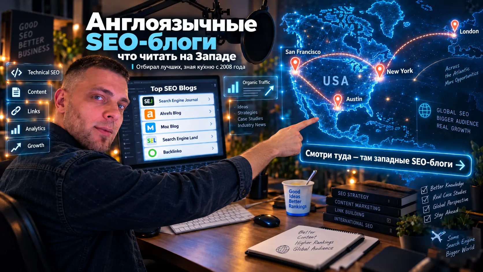 англоязычные SEO-блоги